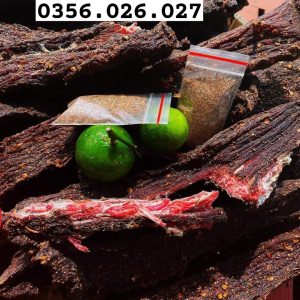 Thịt trâu gác bếp